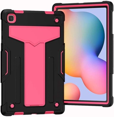 NIKCORP Oklopna zaštitna maska za Samsung Galaxy Tab A8 10,5" s ugrađenim postoljem trodijelna, crna